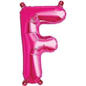 16" LETTER F MAGENTA