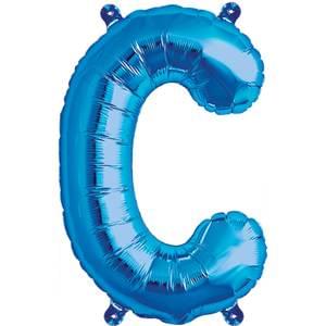 16" LETTER C BLUE