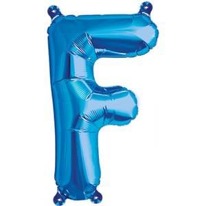 16" LETTER F BLUE