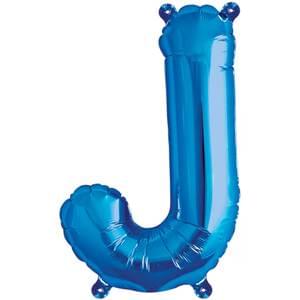 16" LETTER J BLUE