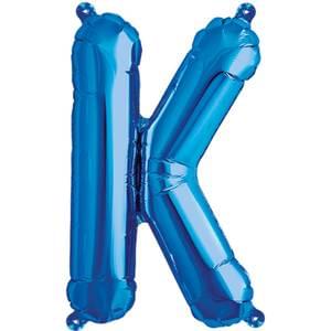 16" LETTER K BLUE