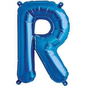 16" LETTER R BLUE