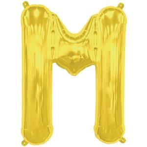 16" LETTER M GOLD