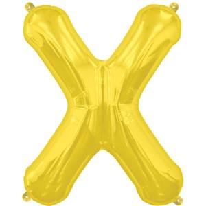 16" LETTER X GOLD