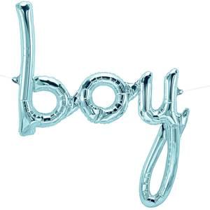BOY SCRIPT PASTEL BLUE