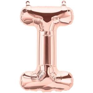 16" LETTER I ROSE GOLD