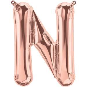 16" LETTER N ROSE GOLD