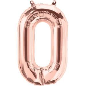 16" LETTER O ROSE GOLD