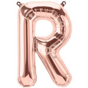 16" LETTER R ROSE GOLD