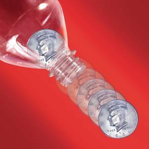 COIN IN A BOTTLE HALF DOLLAR