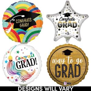 9" GRADUATION AIR-INFLATED ASST