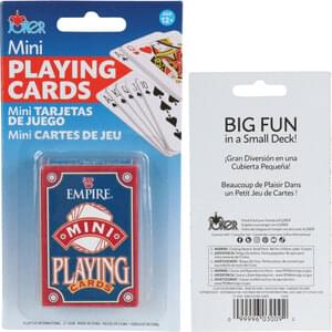MINI PLAYING CARDS CARDED