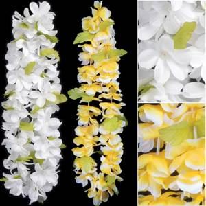 WHITE/YELLOW PLUMERIA LEI COMBO PACK