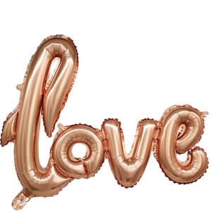 LOVE ROSE GOLD SCRIPT PHRASE