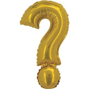 16" SYMBOL ? QUESTION MARK GOLD