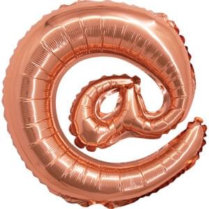 16" SYMBOL @ AT SIGN ROSE GOLD