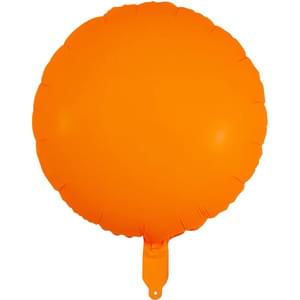 18" NEON ORANGE ROUND