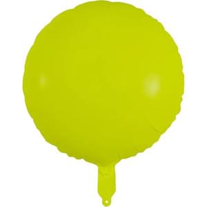 18" NEON YELLOW ROUND