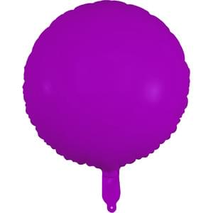 18" NEON PURPLE ROUND