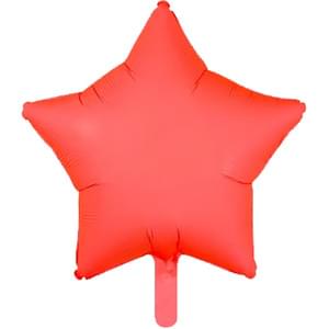 18" NEON RED STAR