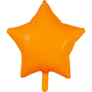 18" NEON ORANGE STAR