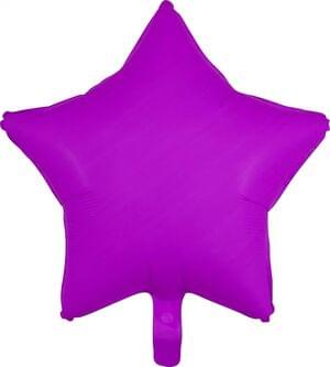 18" NEON PURPLE STAR