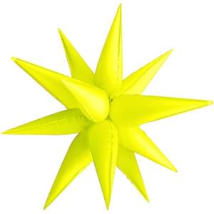 40" NEON YELLOW STARBURST