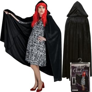 BLACK VELVET CLOAK