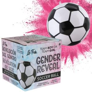 GENDER REVEAL SOCCER BALL GIRL