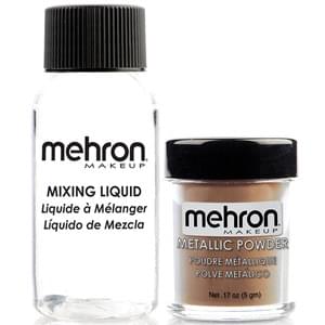 METALLIC POWDER GOLD WITH MIXING LIQUID