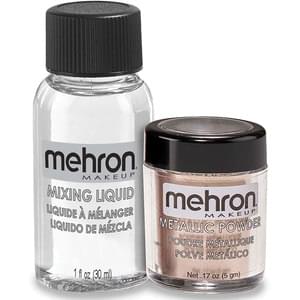 METALLIC POWDER ROSE GOLD WITH MIXING LIQUID