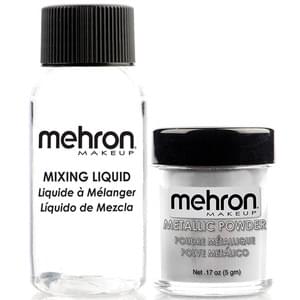 SILVER METALLIC POWDER WITH MIXING LIQUID