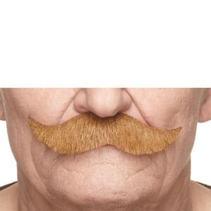 GENTLEMAN FAKE MUSTACHE GINGER