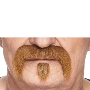 GRANDPA'S FAKE MUSTACHE & BEARD GINGER