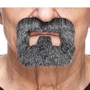 INMATE FAKE BEARD SALT & PEPPER