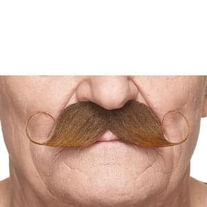 GENTLEMAN FAKE MUSTACHE BROWN