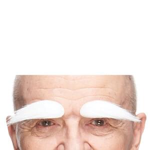 FAKE BUSHY EYEBROWS WHITE