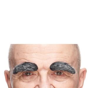 FAKE BUSHY EYEBROWS BLACK & GRAY