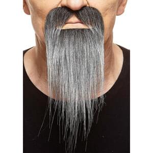 DUCKTAIL FAKE BEARD SALT & PEPPER