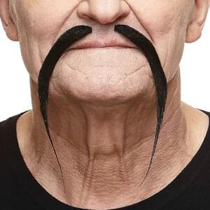 CHINESE FAKE MUSTACHE BLACK