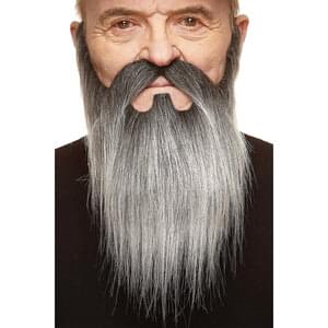 LORD FAKE MUSTACHE & BEARD SALT & PEPPER