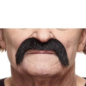 COWBOY FAKE MUSTACHE BLACK