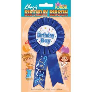 BIRTHDAY BOY RIBBON