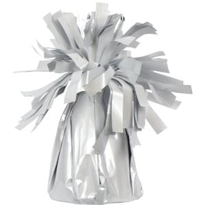 WHITE FOIL BALLOON WEIGHT 4 OZ