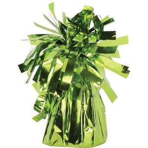 LIME GREEN FOIL BALLOON WEIGHT 4OZ