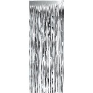 SILVER FOIL FRINGE CURTAIN