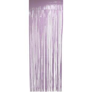 PURPLE PASTEL FOIL FRINGE CURTAIN
