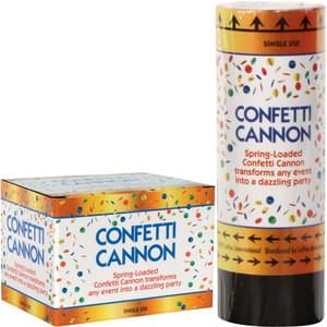 4" SPRING LOADED FOIL CIRCLES CONFETTI CANNON (12)