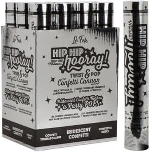 12" CELEBRATION CANNON IRIDESCENT CONFETTI