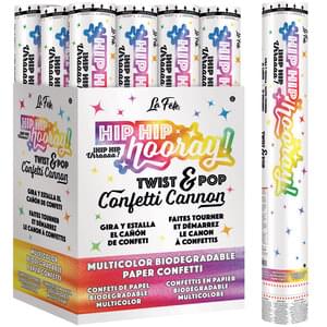 24" VALUE MULTICOLOR CONFETTI CANNON